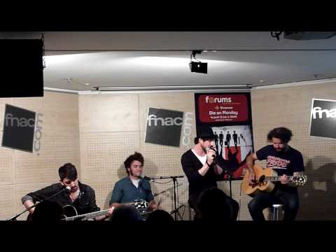 DIE ON MONDAY-Black Cat unplugged [HD](Showcase Fnac Saint-Lazare PARIS 2010)