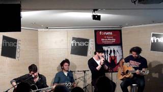DIE ON MONDAY-Black Cat unplugged [HD](Showcase Fnac Saint-Lazare PARIS 2010)