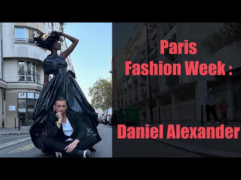 Thrilling runway show + backstage exclusive with designer Daniel Alexander (Paris Fashion Week)!