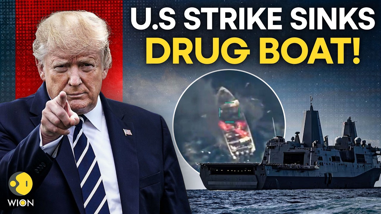 US Strikes Pacific LIVE: Deadly U.S. Strike Sinks Suspected Drug Boat; At Least 2 Killed | WION Live