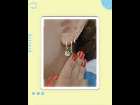 Clover Earrings Dangle Earrings Drop Earrings Earring Set 3 Of Set Triple Set Triple Earring Set ...