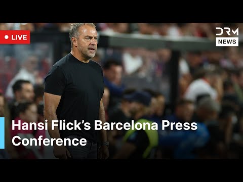 LIVE: Barcelona Coach Hansi Flick’s Pre-Valencia Press Conference | AD1G
