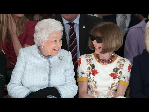 The Queen makes front row appearance at London fashion week