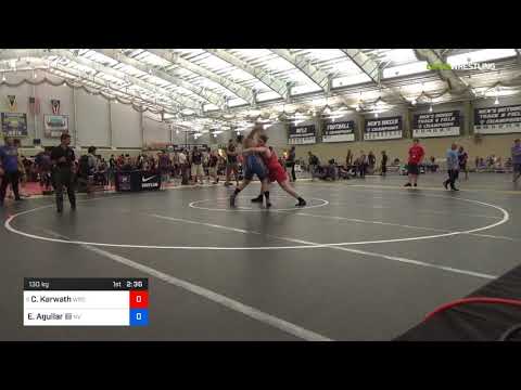 2018 UWW Cadet And U23 Nationals/U23 Greco-Roman 130 Round Of 16 - Conor Karwath (WBC) Vs. Elias A
