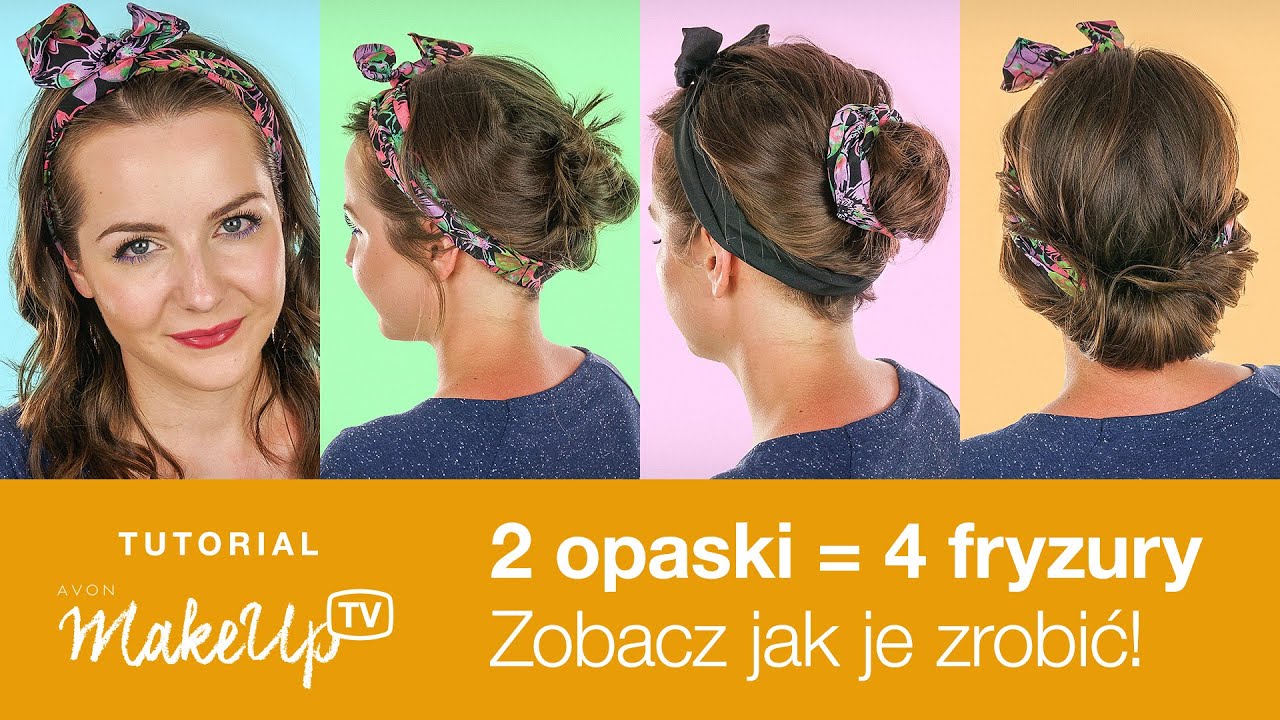 Fryzury z wykorzystaniem opasek do włosów - 4 proste propozycje (Milena)