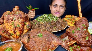 Download lagu Spicy Mutton Tangri Curry Whole Fish Curry Whole Chicken Curry Mutton Kima Curry Egg Fry RiceEating  mp3