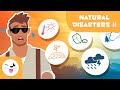 NATURAL DISASTERS for Kids 🏜️ DROUGHT ☀️ HEAT WAVE ❄️ AVALANCHE ⛰  LANDSLIDE ⛈️ STORM