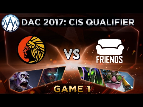 Comanche vs FRIENDS Game 1 - DAC 2017 CIS Qualifier - @LyricalDota @TrentPax