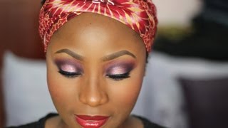 ANKARA INSPIRED MAKEUP TUTORIAL : #1