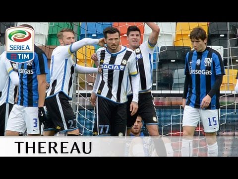 Il gol di Thereau - Udinese - Atalanta - 2-1 - Giornata 18 - Serie A TIM 2015/16