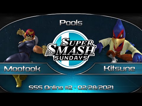 Super Smash Sundays Online #3 Mootook (Falcon) vs. Kitsune (Falco) - SSBM Pools