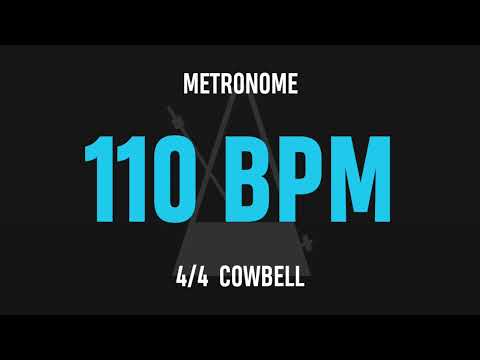 110 BPM 4/4 - Best Metronome (Cowbell)
