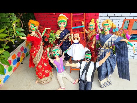 Barbie Doll All Day Routine In Indian Village/Sita Ki Kahani Part-121/Barbie Doll Bedtime Story