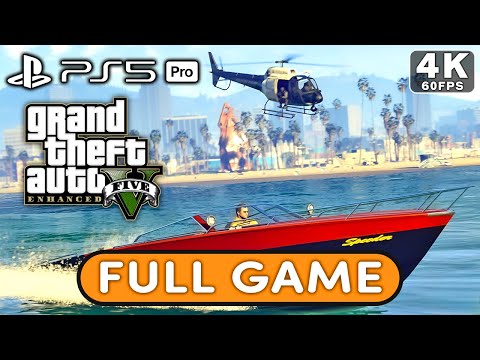 GTA V Enhanced Gameplay Walkthrough FULL GAME [PS5 4K FIDELITY MODE]