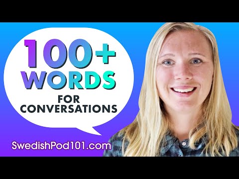 Learn Over 100 Swedish Words for Daily Conversation!