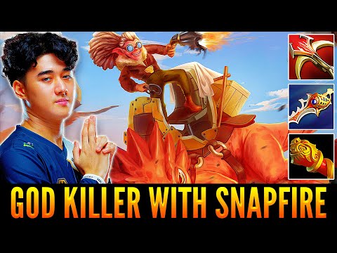ABED is Real GOD Killer With SNAPFIRE | 77 Min Super Even Game To The End [ Patch 7.32b ] Dota 2
