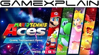 Mario Tennis Aces Demo Tour & Music Sample (No Offline Gameplay... We Tried)