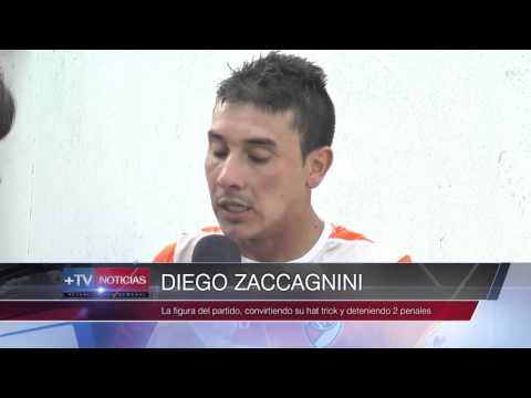 Diego Zaccagnini, finalizado Once Unidos (2) 8 - Juventud Unida (2) 9