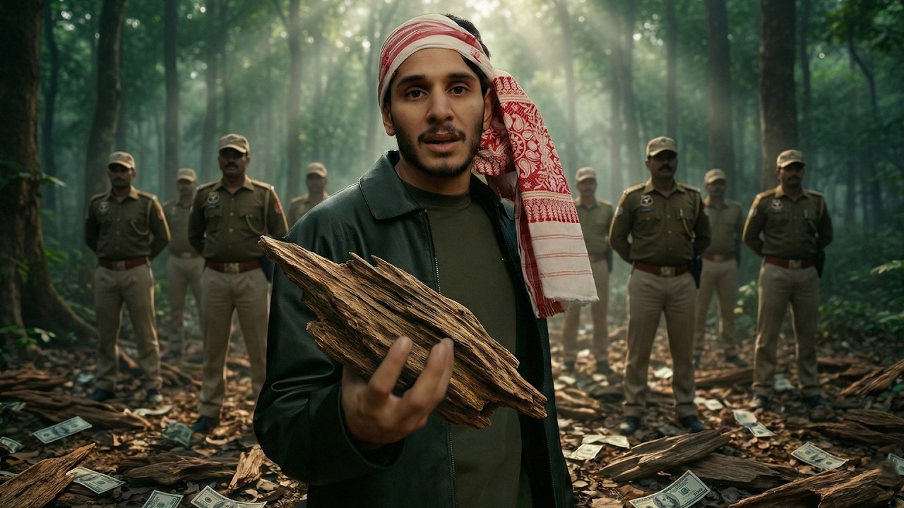 خشب أغلى من الذهب في غابات العود الهندية 🇮🇳 #عمر_يجرب 