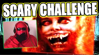 TRY NOT TO SCREAM OR GET SCARED CHALLENGE