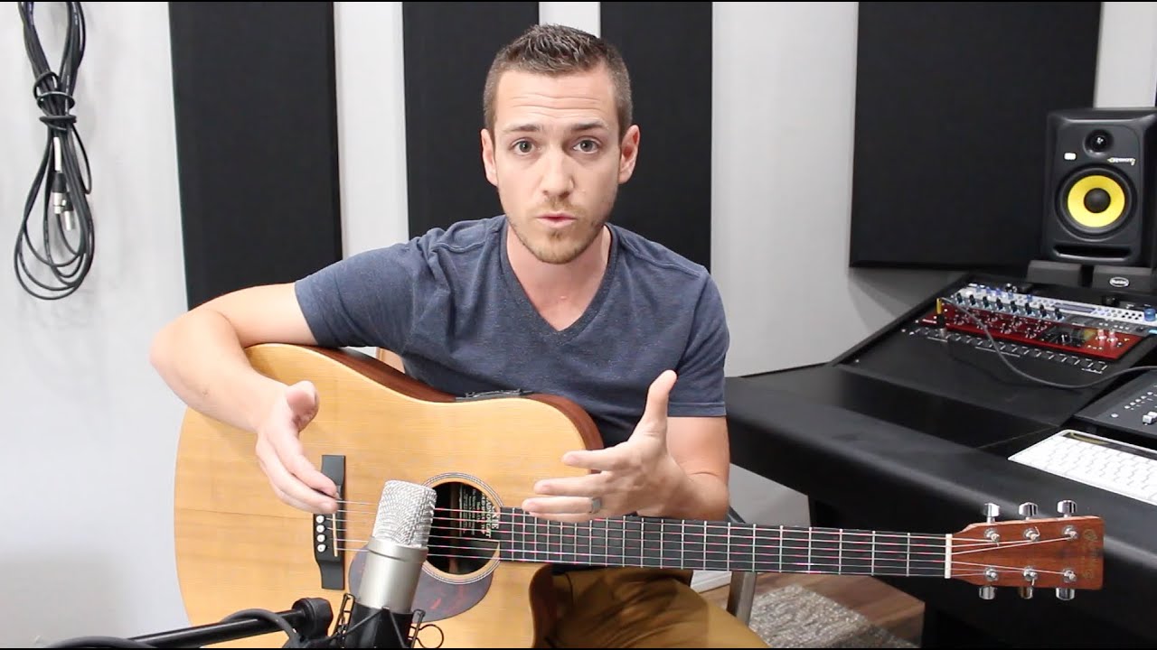 Recording Acoustic Guitar (My Foolproof Method) - TheRecordingRevolution.com