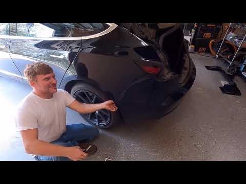 Tesla Model 3 - Rear Bumper Removal - Parking Sensor Repair - Tow Hitch Installation