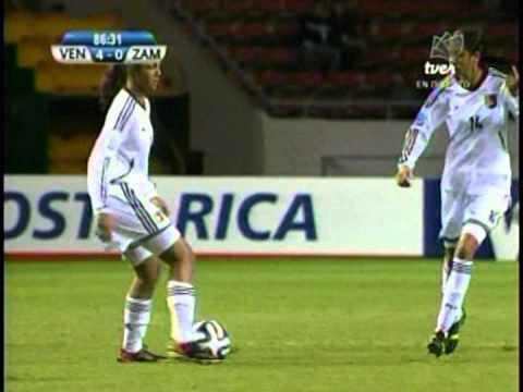 Cuarto gol de Venezuela contra Zambia, 18-3-14