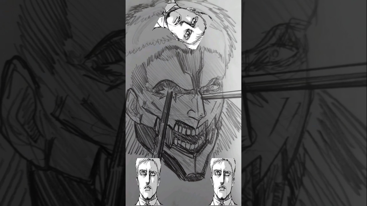 ライナーでおどるポンポコリン【手描き】#進撃の巨人 　#ds  #うごメモ　#うごくメモ帳　#任天堂　　#懐かしい　#3ds #おもしろ