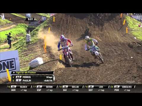 Gautier Paulin passes Dean Ferris MXoN France 2015