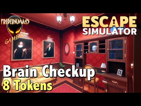 Escape Simulator : BRAIN CHECKUP Edgewood Mansion / 8 Tokens Location