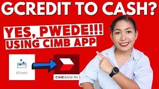 Convert GCredit to GCash | Cash In Via ECPay in the CIMB Bank App