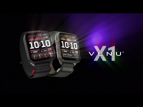 Garmin Venu X1 Black Slate/Black ComfortFit Nylon