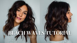LOOSE TEXTURED BEACH WAVES TUTORIAL (HOW I CURL & STYLE MY HAIR!) | 2024