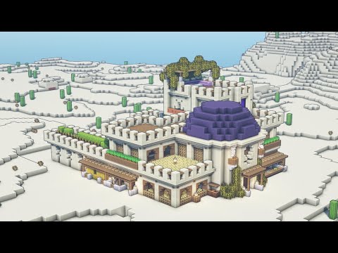Minecraft Tutorial - How to Build a Desert Oasis Survival Base
