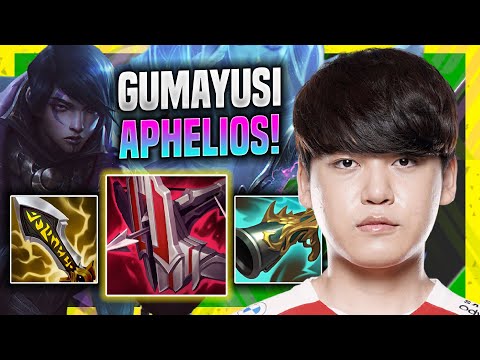 GUMAYUSI IS A MONSTER WITH APHELIOS! - T1 Gumayusi Plays Aphelios ADC vs Vayne! | Season 11