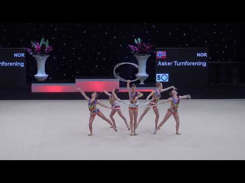 Miss Valentine 2019 Asker Turnforening RG FIG Junior Group Final 5xhoop NOR