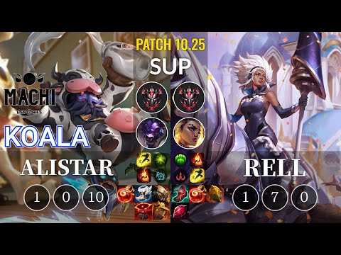 MCX Koala Alistar vs Rell Sup - KR Patch 10.25