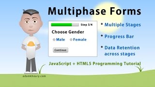 Multiphase Form Programming Tutorial Multi Step JavaScript PHP