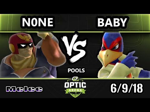 Optic Arena SSBM - ALG | n0ne (Captain Falcon) Vs. Baby (Falco) Smash Melee Pools