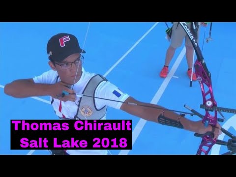 Thomas Chirault Shooting Form Salt Lake 2018 Hyundai Archery World Cup