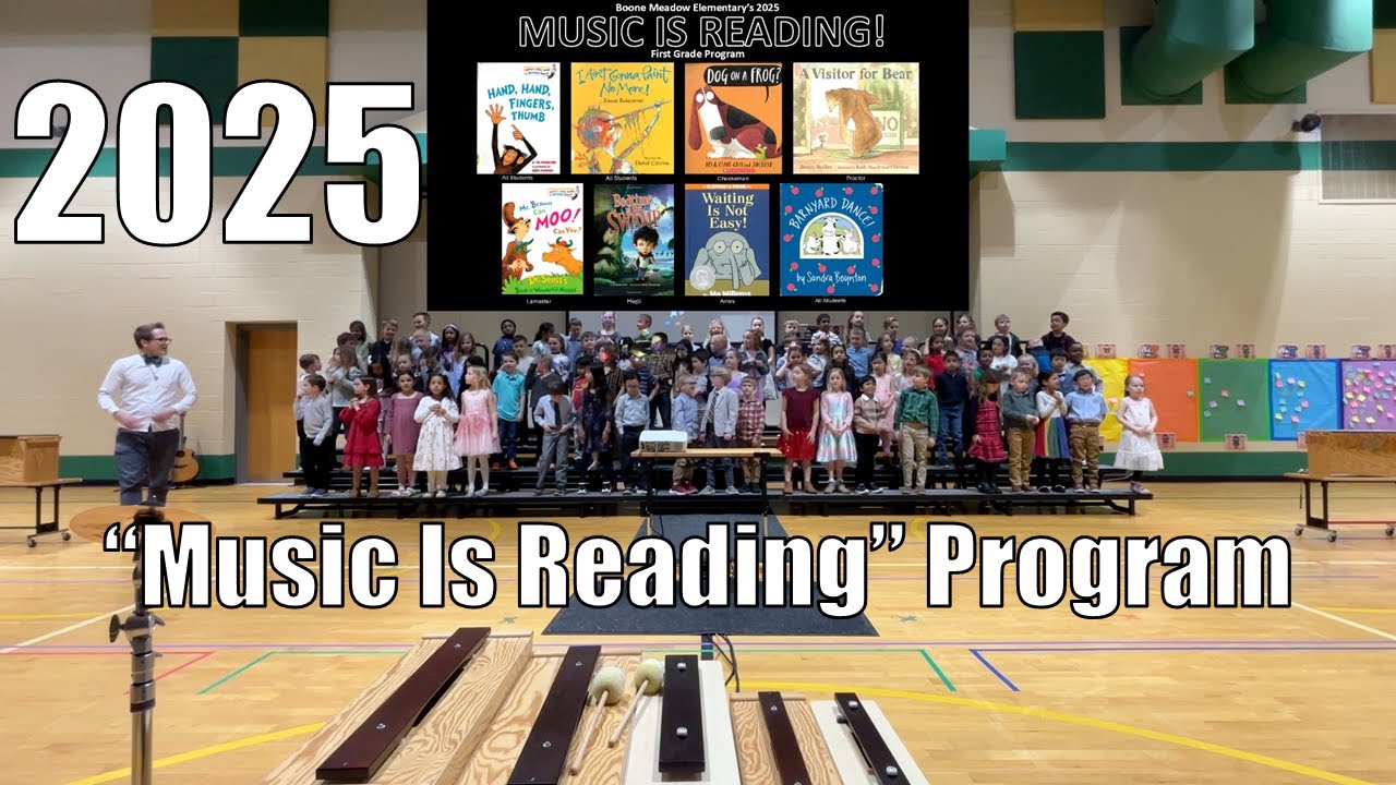 First Grade “Music Is Reading” Program 2025