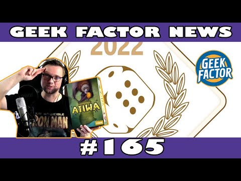 Geek Factor News 165 - Moj Komentarz do wyników Planszowej Gry Roku 2022