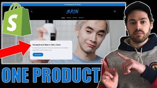 How To Create A One Product Shopify Dropshipping Store | Step By Step Tutorial Using A FREE Theme