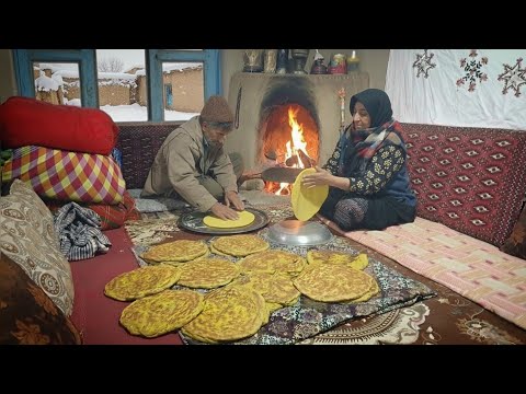 A Snowy Day in Rural Life ❄️ | A Village Couple’s Simple Winter Life