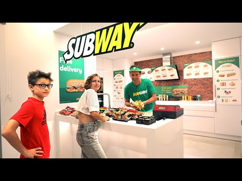 He Opened a Subway Restaurant in Our House!!!