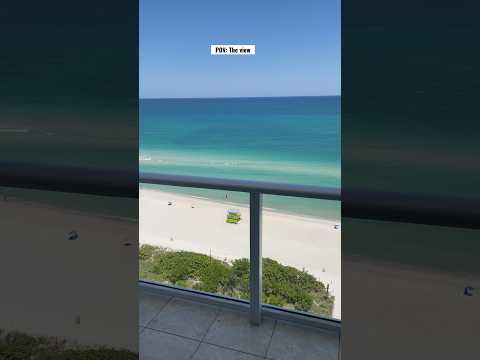 Miami, Florida beach view