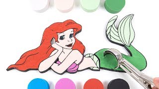 This Old Man | DIY Kinetic Sand Disney Mermaid Coloring Nursery Rhyme Kids