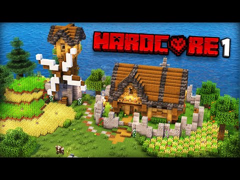 The PERFECT Start on my ISLAND ONLY Minecraft Hardcore World (#1)
