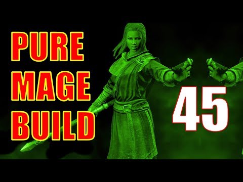 Skyrim Pure Mage Walkthrough NO WEAPONS NO ARMOR #45 - Mount Anthor, Frostmere Crypt (Ice Form)