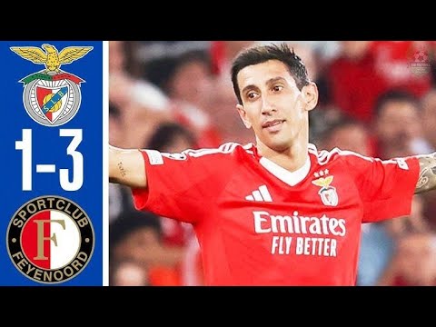 Benfica vs Feyenoord 1-3 Highlights & All Goals 2024 HD
